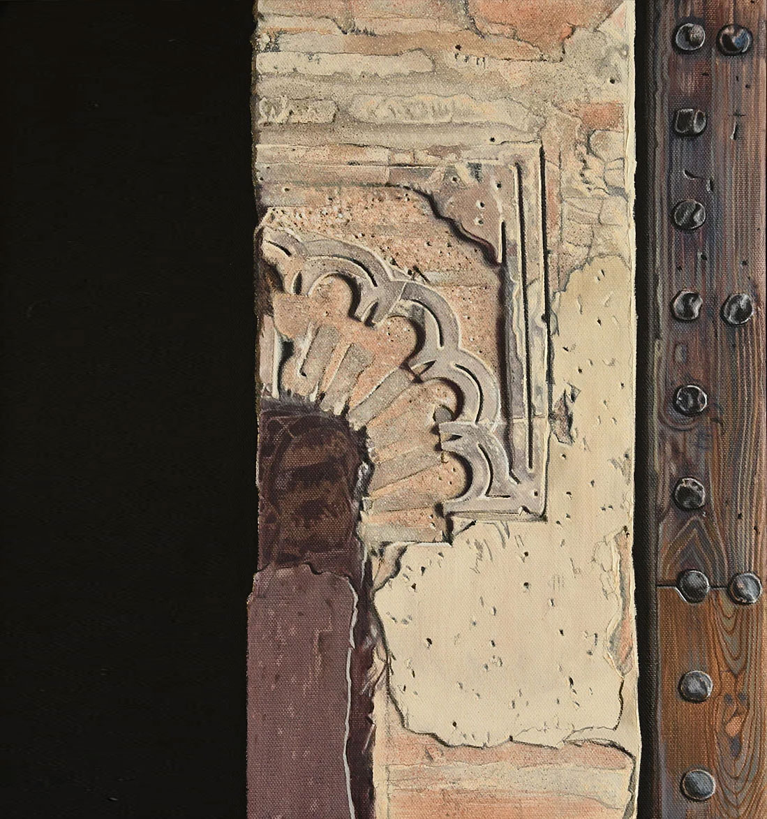 'ALHAMBRA' Detail I, 42 x 29 cm, Öl auf Leinwand (2024)